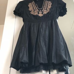 Silk mini dress